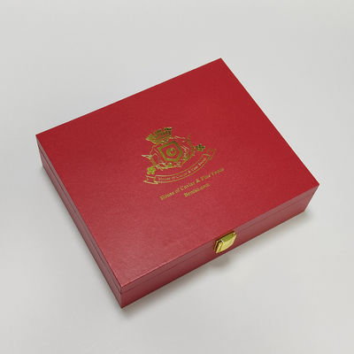 Caja de regalo de caviar de alta calidad en cuero de PU con logotipo de lámina dorada para latas de 30 g y 125 g a prueba de agua