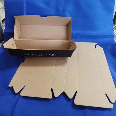 Caja de embalaje de hamburguesas, refrigerios y alimentos de cartón ondulado con diseño personalizado a un precio más barato