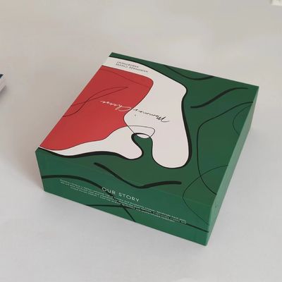 2024 nuevo diseño de queso helado de embalaje caja de regalo con bandeja interior blanca con tacto suave en la caja
