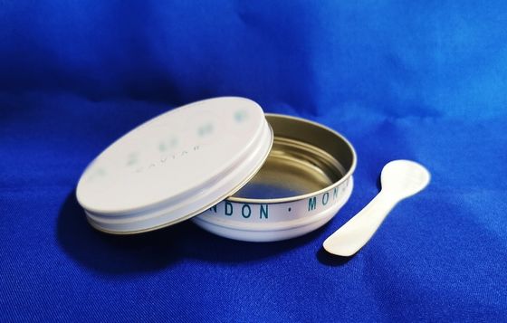 0.28mm Grado alimenticio Envasado de estaño de caviar Vacío lata de lata de 125g con tapa plana impresión a todo color