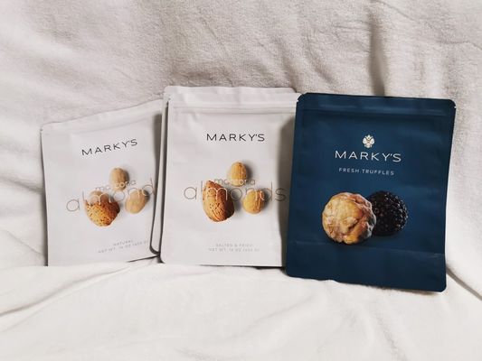 Bolsas de plástico con impresión UV para embalaje de trufas y hongos