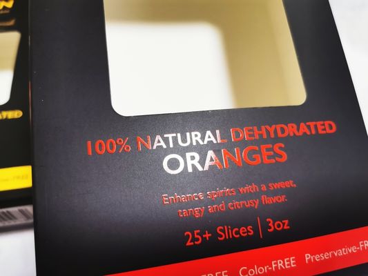 Embalaje de frutas secas de cartón personalizado Caja de cartón con punto de impresión UV offset