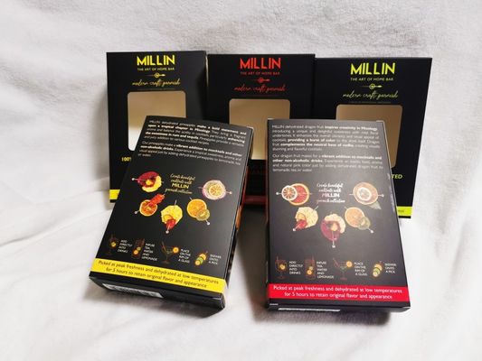 Embalaje de frutas secas de cartón personalizado Caja de cartón con punto de impresión UV offset