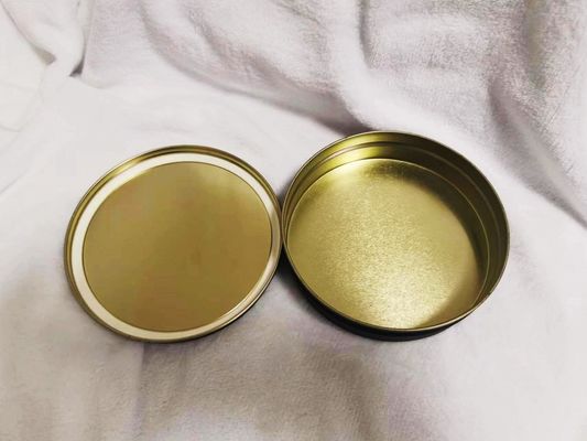 Envasado de calidad alimentaria 500 ml con negro mate en el interior de oro