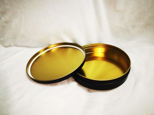 Envasado de calidad alimentaria 1000 ml/g 1 kg con negro mate en el interior de oro