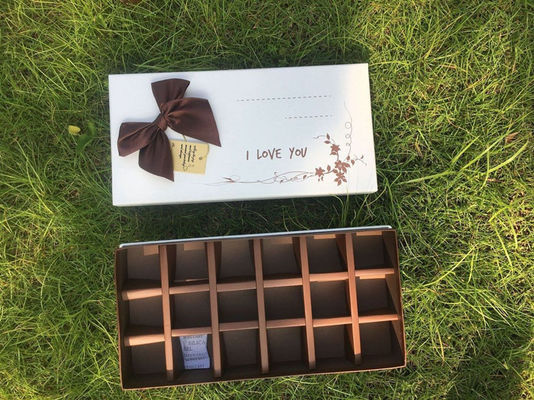 Caja de regalo de papel rígido vacío personalizado Caja de regalo de chocolate embalaje para el festival