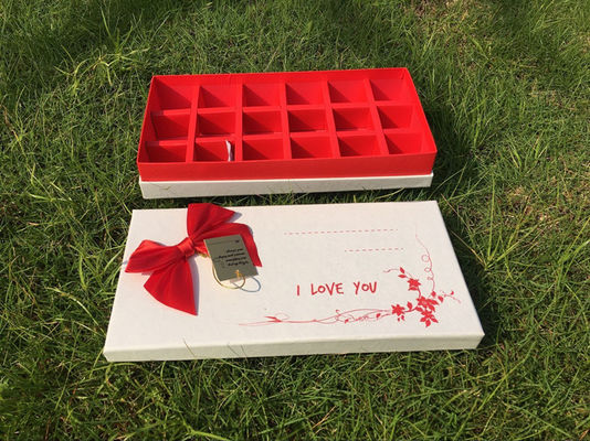 Caja de regalo de papel rígido vacío personalizado Caja de regalo de chocolate embalaje para el festival