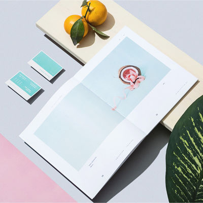 Lujo folletos a todo color, imprimir publicidad volantes libro certificado FDA