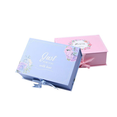Caja de regalo de papel rígido personalizada, Cajas de regalo rectangulares con tapas
