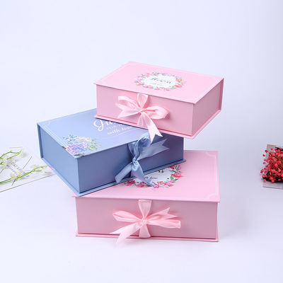 Caja de regalo de papel rígido personalizada, Cajas de regalo rectangulares con tapas