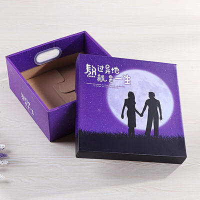 Cajas de embalaje de cartón de diseño personalizado para bocadillos y postres de San Valentín