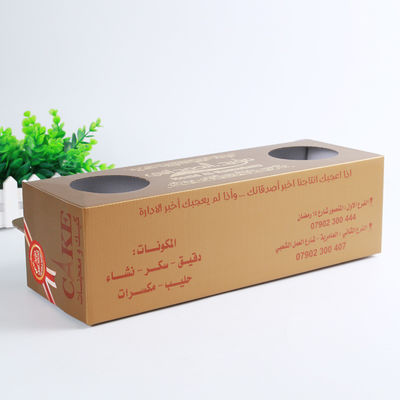 Gloss Barniz Cajas corrugadas personalizadas Altura Peso Capacidad Flexible con ventana
