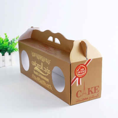 Gloss Barniz Cajas corrugadas personalizadas Altura Peso Capacidad Flexible con ventana