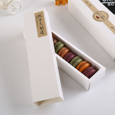 Caja de embalaje de alimentos de estilo cajón Caja de regalo de macarrones fácil de llevar y almacenar