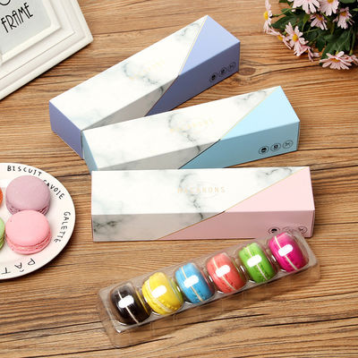 Envases de macarrones coloridos Caja de cajón de cartón, Envases de alimentos ecológicos