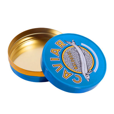 125g 250g Caviar Embalaje Caja de lata Color personalizado ISO 9001 aprobado