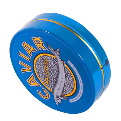 125g 250g Caviar Embalaje Caja de lata Color personalizado ISO 9001 aprobado
