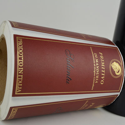 Etiquetas personalizadas de botellas de vino imprimibles Tamaño personalizado ISO 9001 aprobado