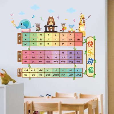 Habitación de niños Logotipo de decoración Etiquetas adhesivas autoadhesivas extraíbles