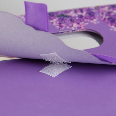 Bolsas de regalo de papel impresas a medida con cierre de velcro
