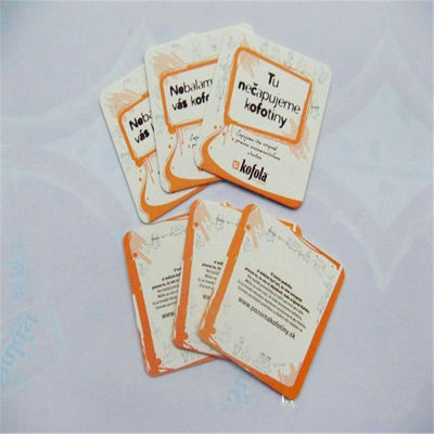 Subterráneos promocionales desechables, Subterráneos de papel personalizados