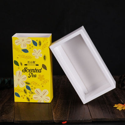 Caja de embalaje de alimentos impresa a medida, Caja de cajón de papel ligero para té