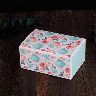 Embalaje de cajas de infusiones de flores de té Impresión offset con tamaño personalizado