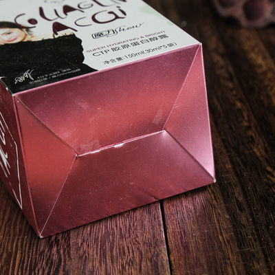 Cajas de productos personalizadas de borde afinado resistentes a las grietas para productos para el cuidado de la piel