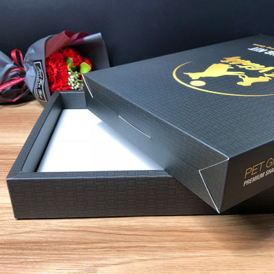 Caja de embalaje de papel ondulado reutilizable para el kit de cuidado de mascotas