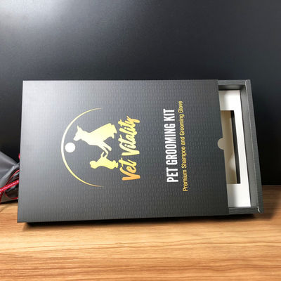Caja de embalaje de papel ondulado reutilizable para el kit de cuidado de mascotas