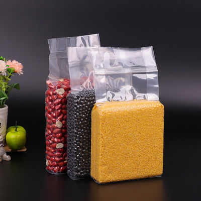 Bolsas de almacenamiento de alimentos de vacío de calidad alimentaria, bolsas de alimentos de plástico transparente laminadas a color