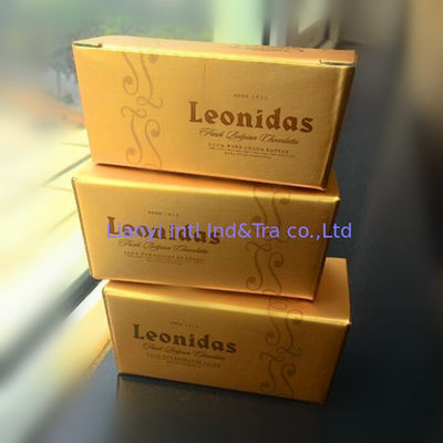 Pequeña caja de papel plegable de chocolate
