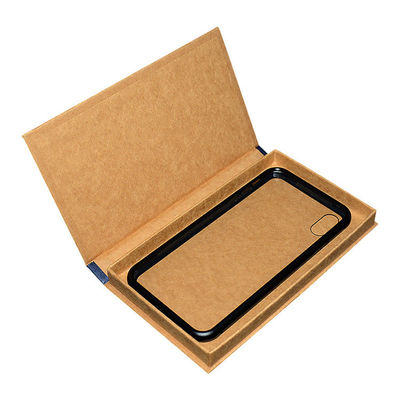 Logotipo personalizado Papel artesanal Caja de cartón Embalaje Celular Concha Productos electrónicos