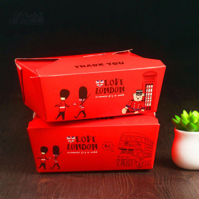 Cajas de embalaje de papel para comida para llevar, mini cajas de embalaje para el comercio minorista