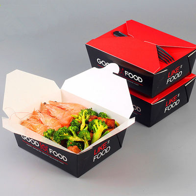Cajas de embalaje de papel para comida para llevar, mini cajas de embalaje para el comercio minorista