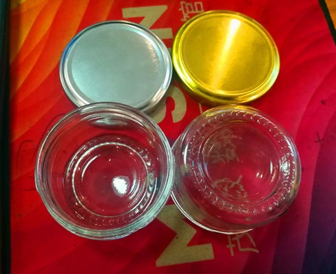 Envasado de vidrio de alta transparencia para caviar 1 oz 50-60 gramos aprobado por la FDA