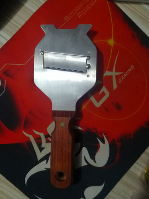 Cuchillo de queso con mango de madera de rosa puede imprimir logotipo