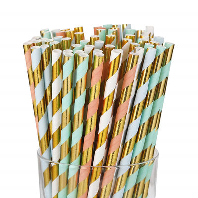 Palos de papel Jumbo de lámina de oro, palos de papel ecológicos para restaurantes