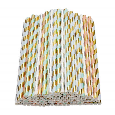 Palos de papel Jumbo de lámina de oro, palos de papel ecológicos para restaurantes