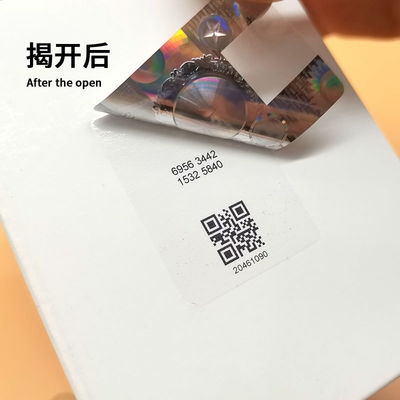 Etiqueta electrónica contra falsificación con código QR a prueba de agua