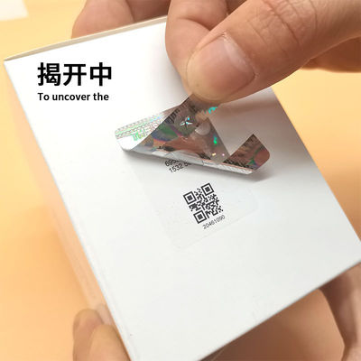 Etiqueta electrónica contra falsificación con código QR a prueba de agua
