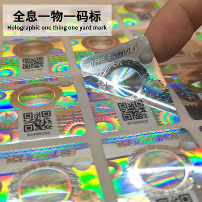 Etiqueta electrónica contra falsificación con código QR a prueba de agua