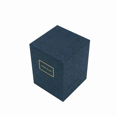 Caja de regalo rígida de velas UV de 2 mm con estampado en caliente
