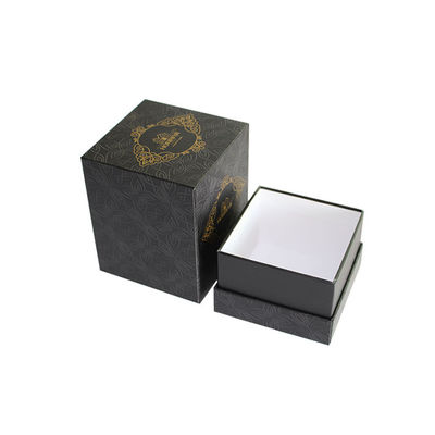 Caja de regalo rígida de velas UV de 2 mm con estampado en caliente