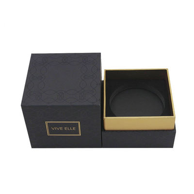 Caja de regalo rígida de velas UV de 2 mm con estampado en caliente