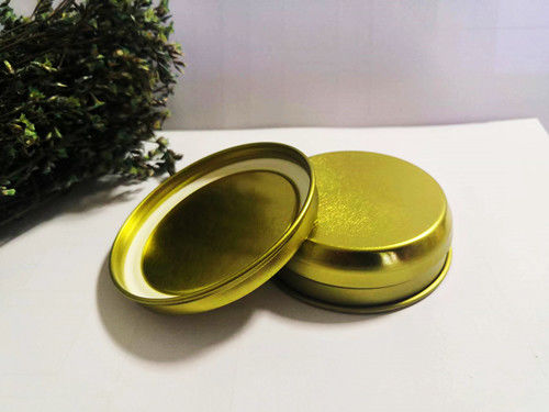 0.28mm Calidad alimenticia Envases de caviar de hojalata de vacío lata vacía 50g