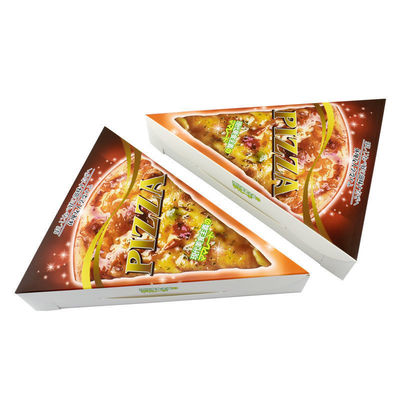 Embalaje de alimentos de papel caja laminado PE en el interior para pizzas